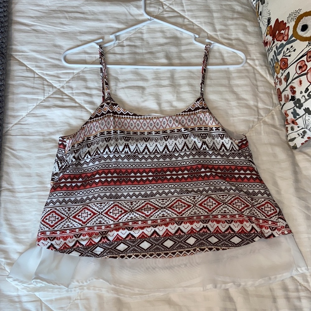 •F21 Tribal Pattern Tank Top• - Picture 3 of 3